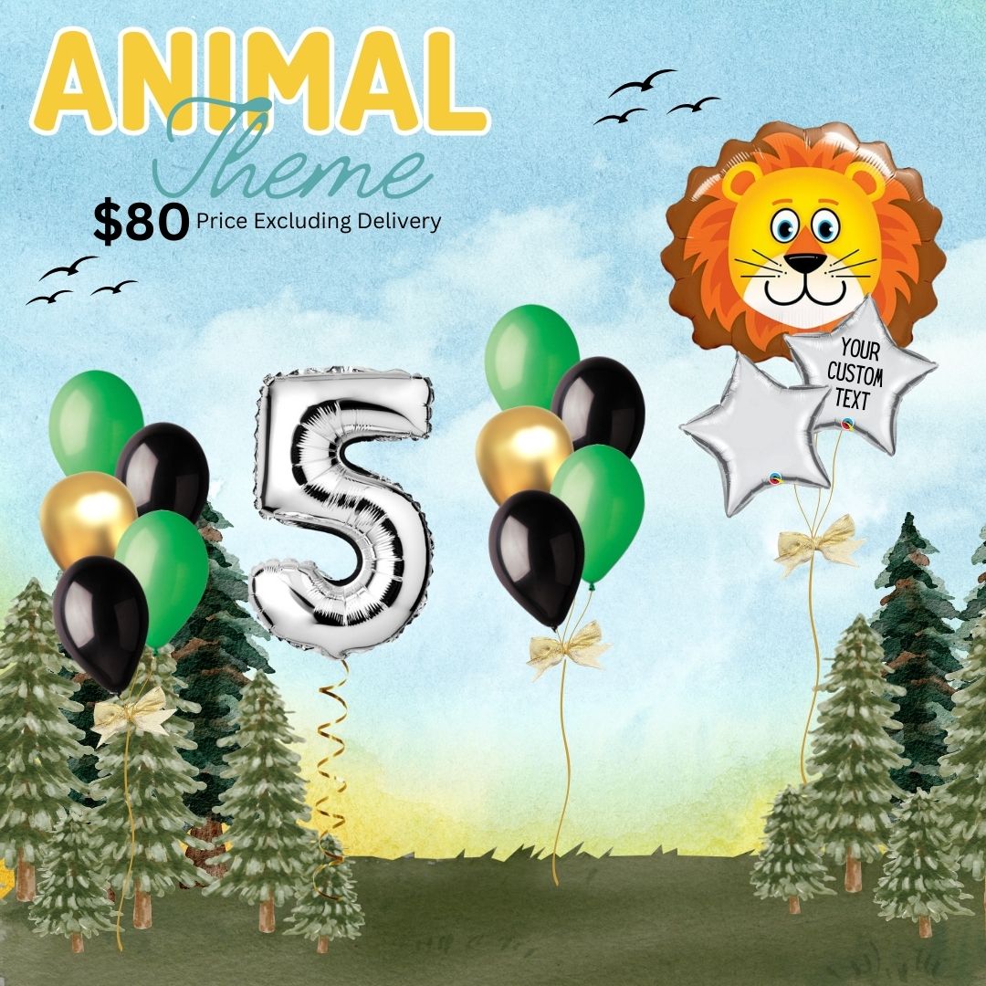 Animal Theme Helium Package