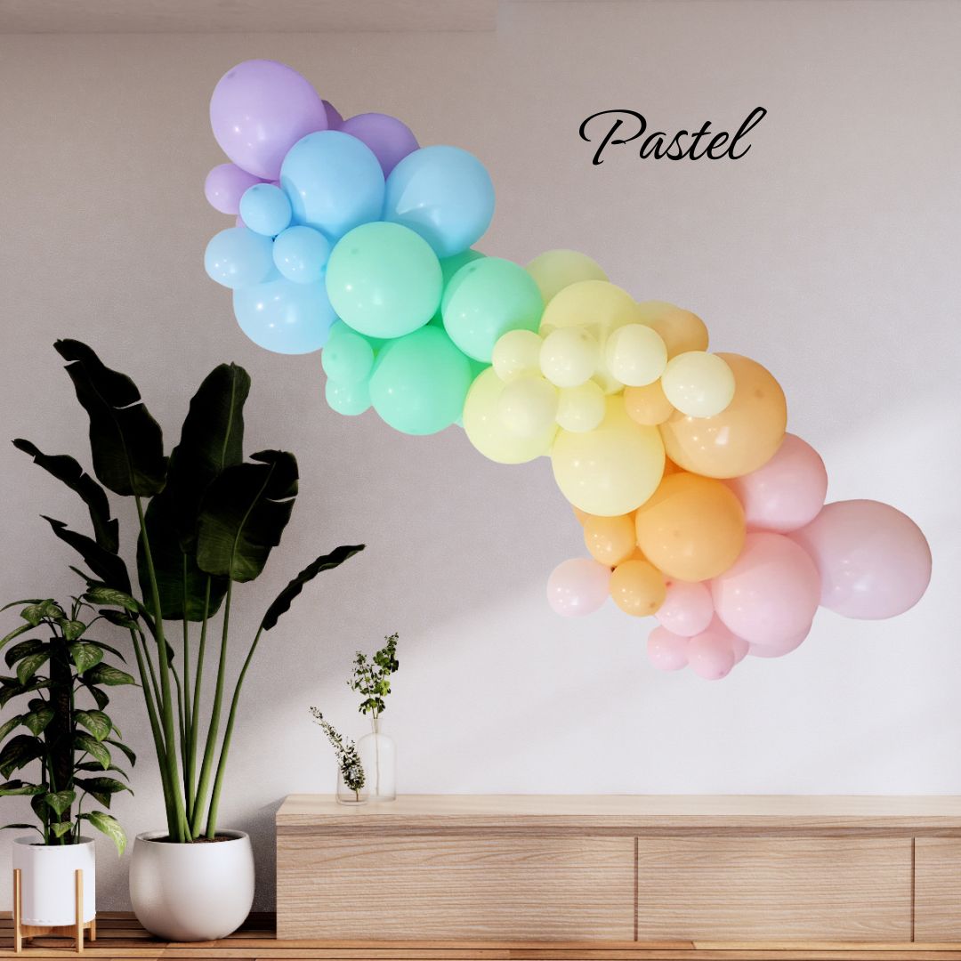 Pastel theme garland