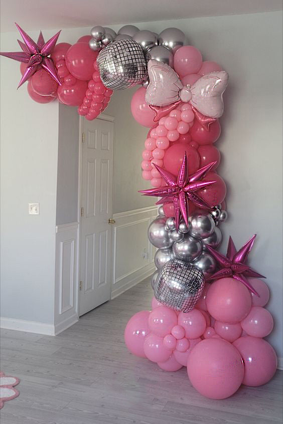 Barbie theme garland