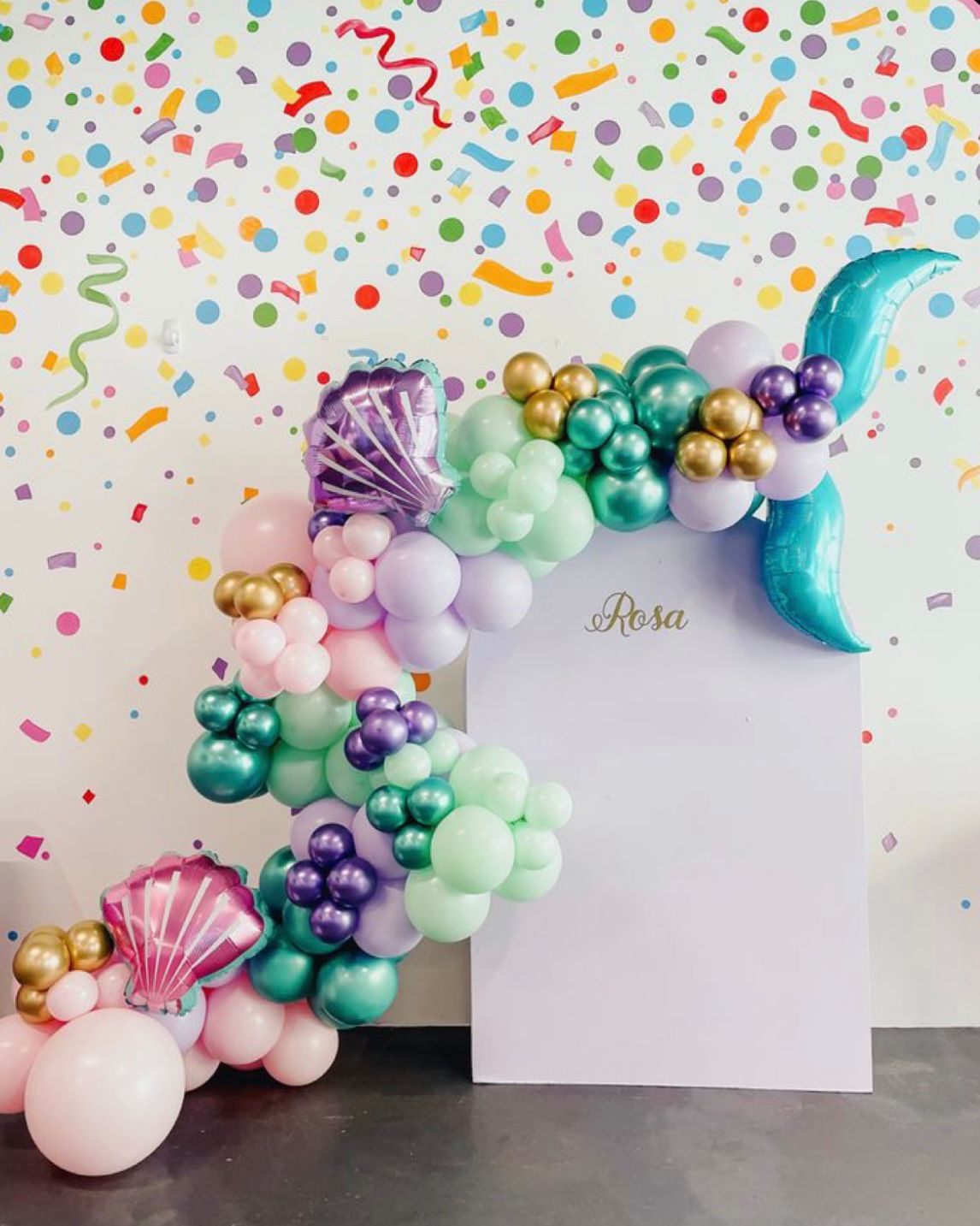 Mermaid theme + garland