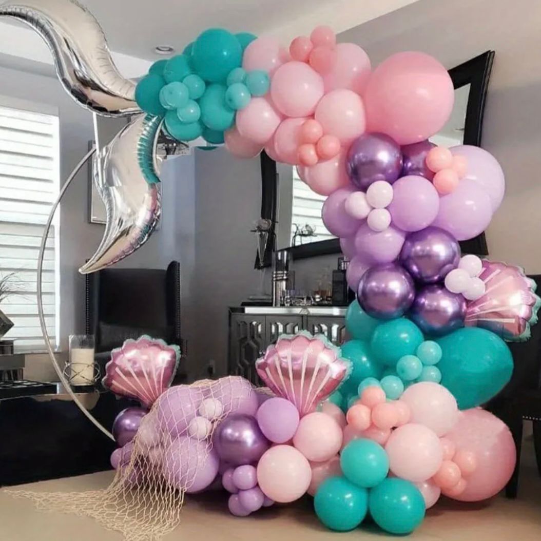 Mermaid Half Loop Balloon Arch