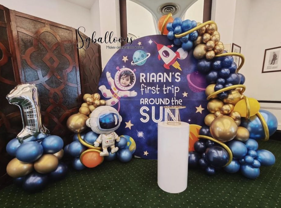 Astronaut theme backdrop