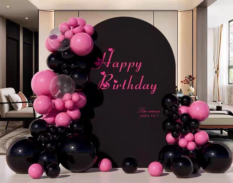 1 Board Backdrop Set-up W/ Organic Balloon Garland