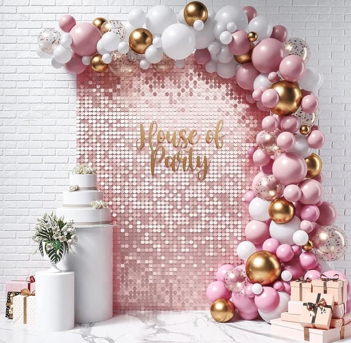 Sequin Tinsel Backdrop