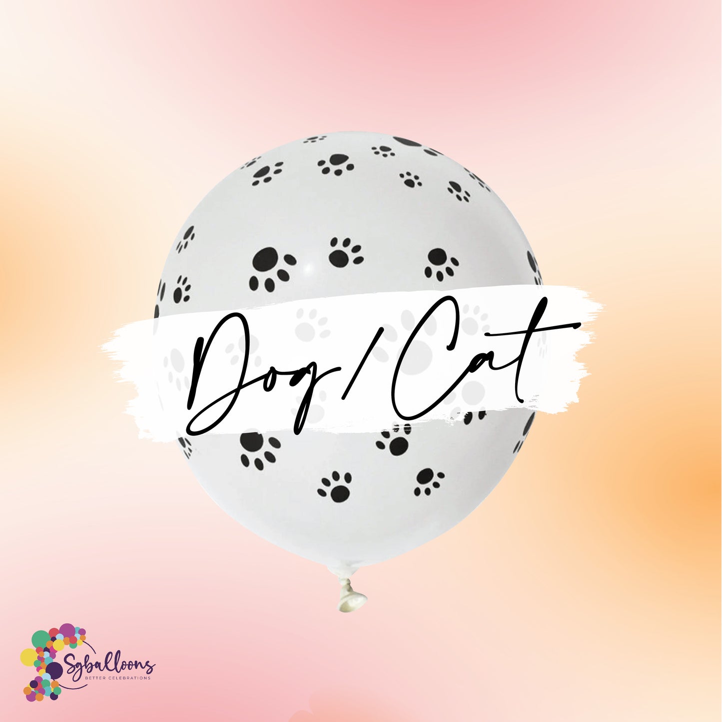 Helium Animal Prints Latex Balloon