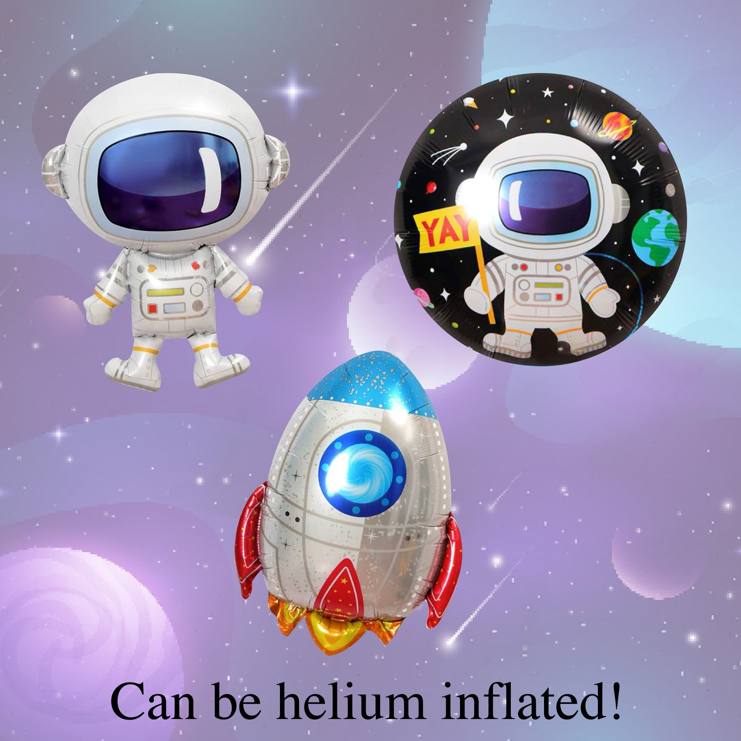 Astronaut theme foil balloons