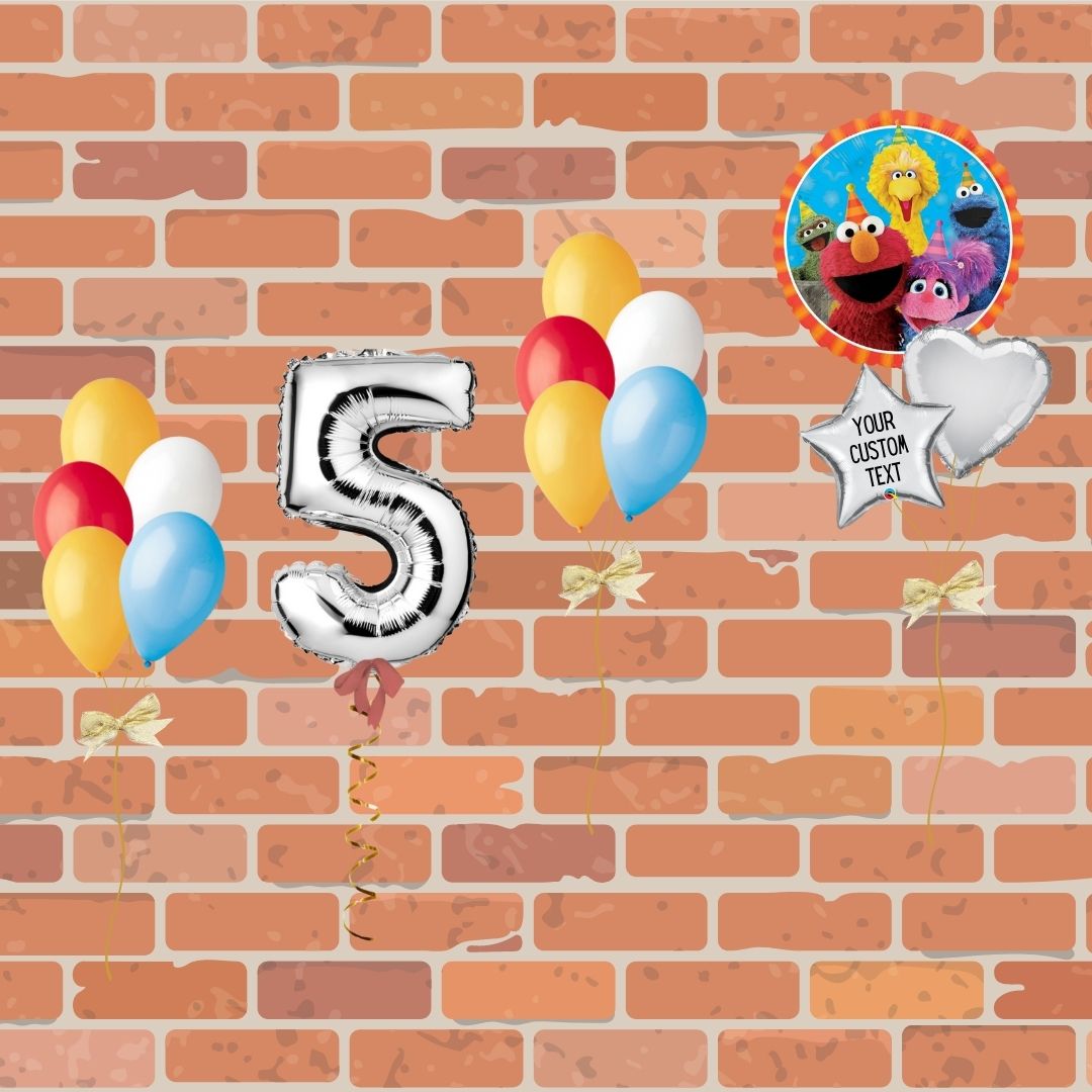 Sesame Street Themed balloons