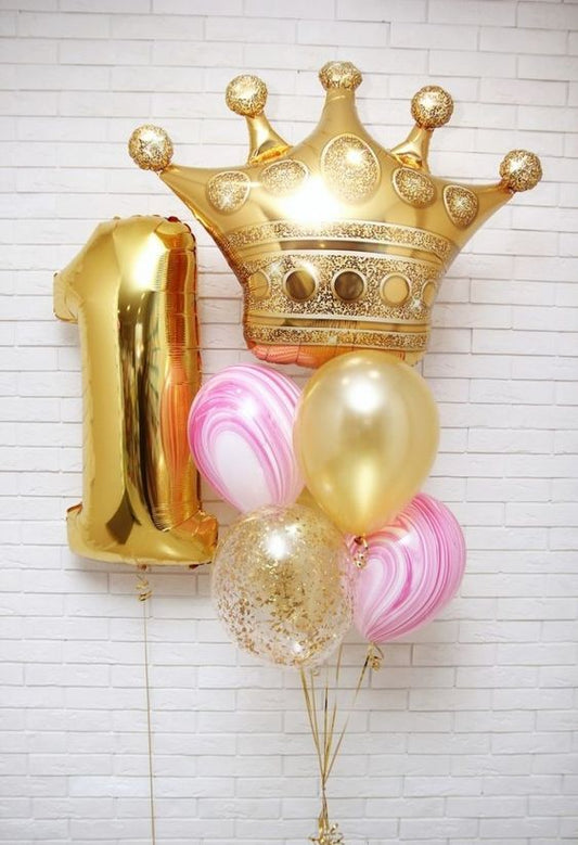 Princess simple balloon bouquet set