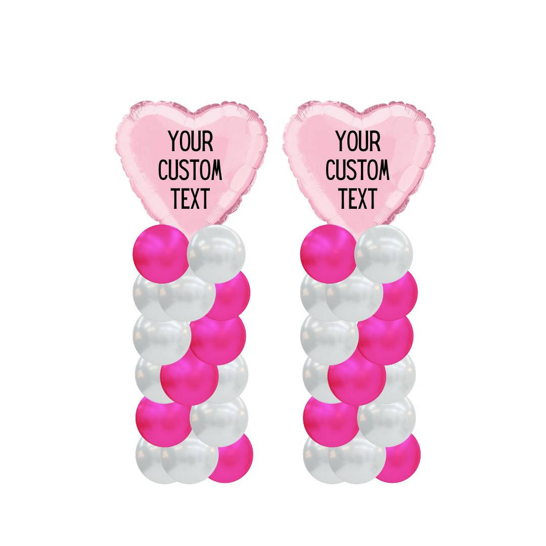 [Pre-order 3 days in advance] Pink heart column
