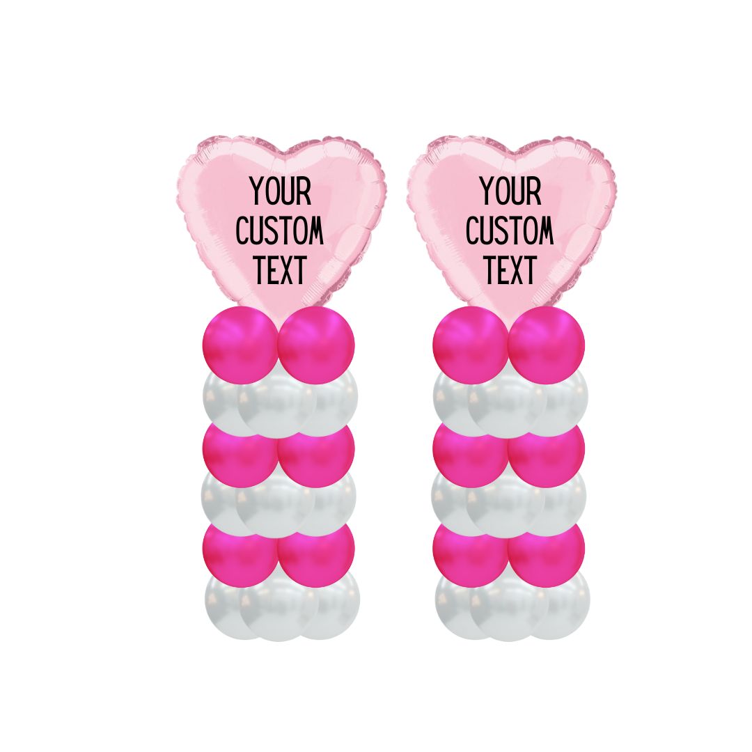 [Pre-order 3 days in advance] Pink heart column