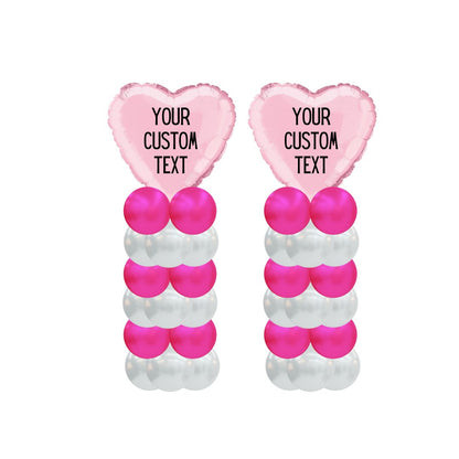[Pre-order 3 days in advance] Pink heart column