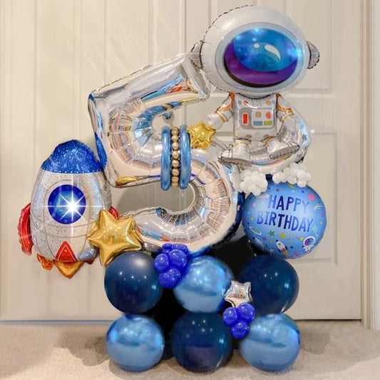 Astronaut theme sculpture