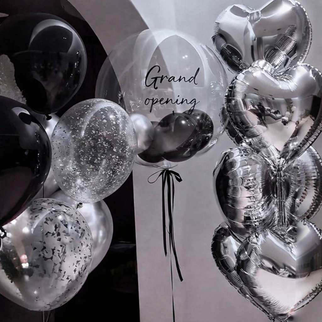 🧡  24" Bubble balloons with 10 Balloon bouquet + Delivery