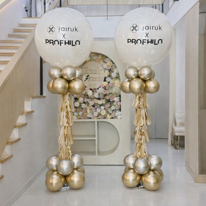 💛 36" Jumbo balloon tassel column + Delivery