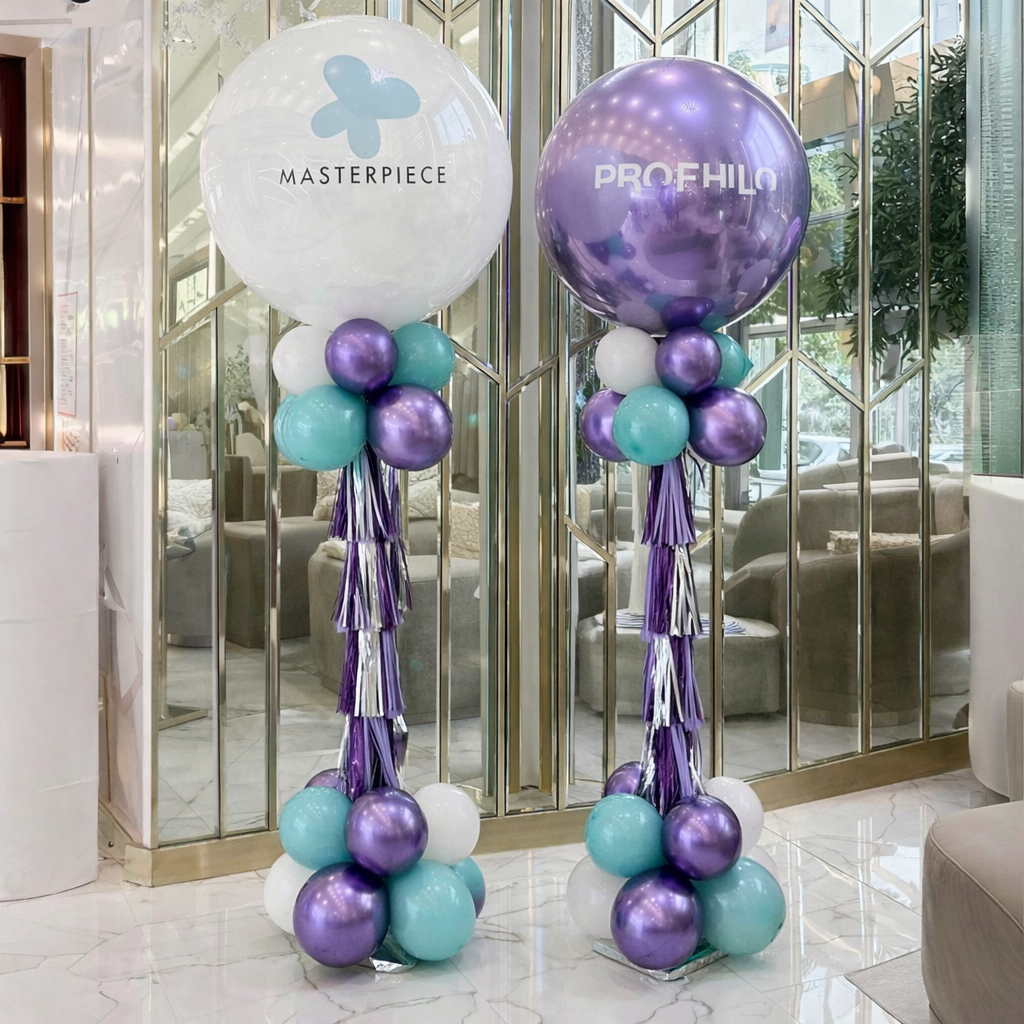 💛 36" Jumbo balloon tassel column + Delivery