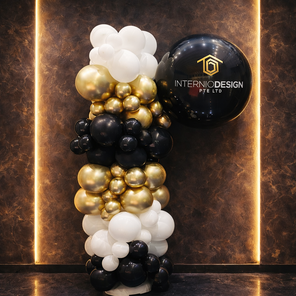 💛 36" Jumbo balloon garland column + Delivery