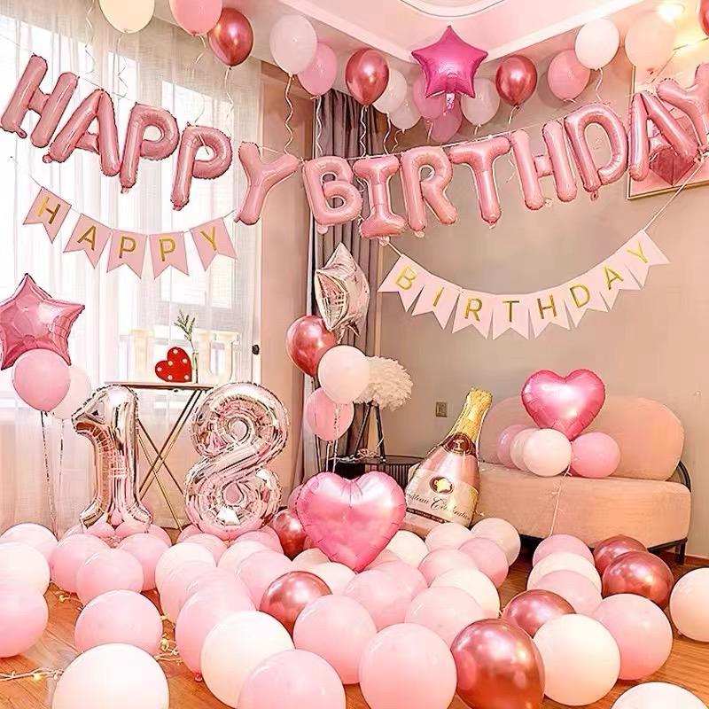 Surprise birthday set up