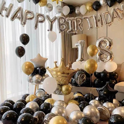 Surprise birthday set up