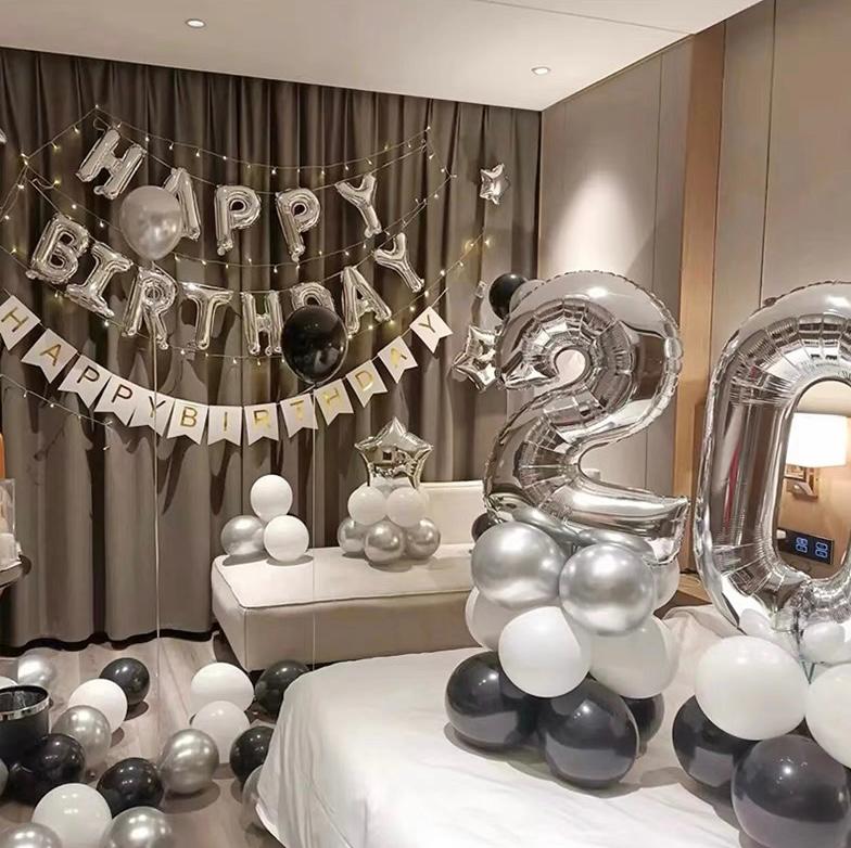 Surprise birthday set up