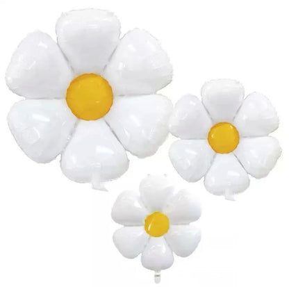 Daisy foil balloons