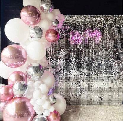 Sequin Tinsel Backdrop