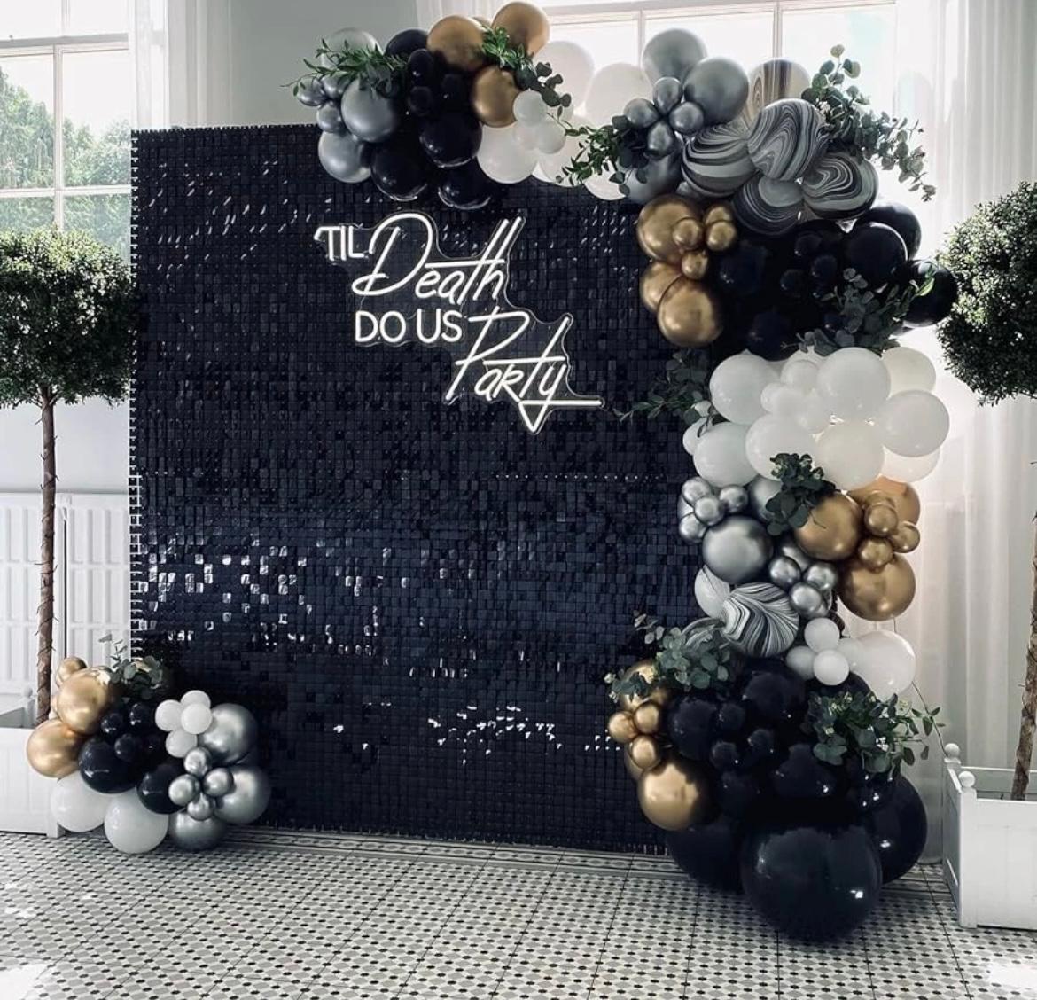 Sequin Tinsel Backdrop