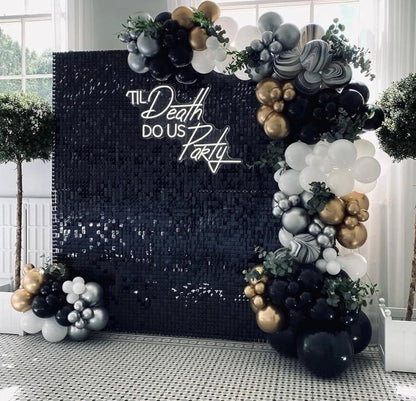 Sequin Tinsel Backdrop