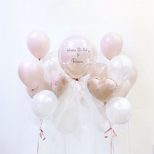 💛 36" Customised Jumbo Balloon with 12 balloon bouquet + Delivery