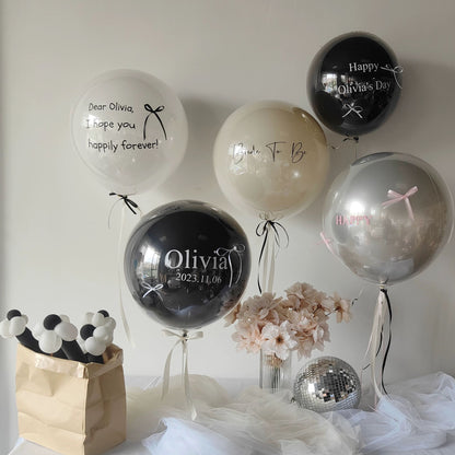 ❤️ 36" Customized Jumbo balloons + Delivery