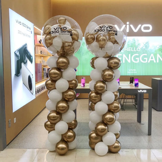 💛 36" Jumbo bubble balloon column + Delivery