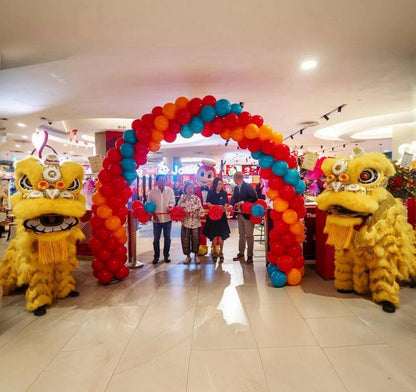 Spiral Balloons Arch