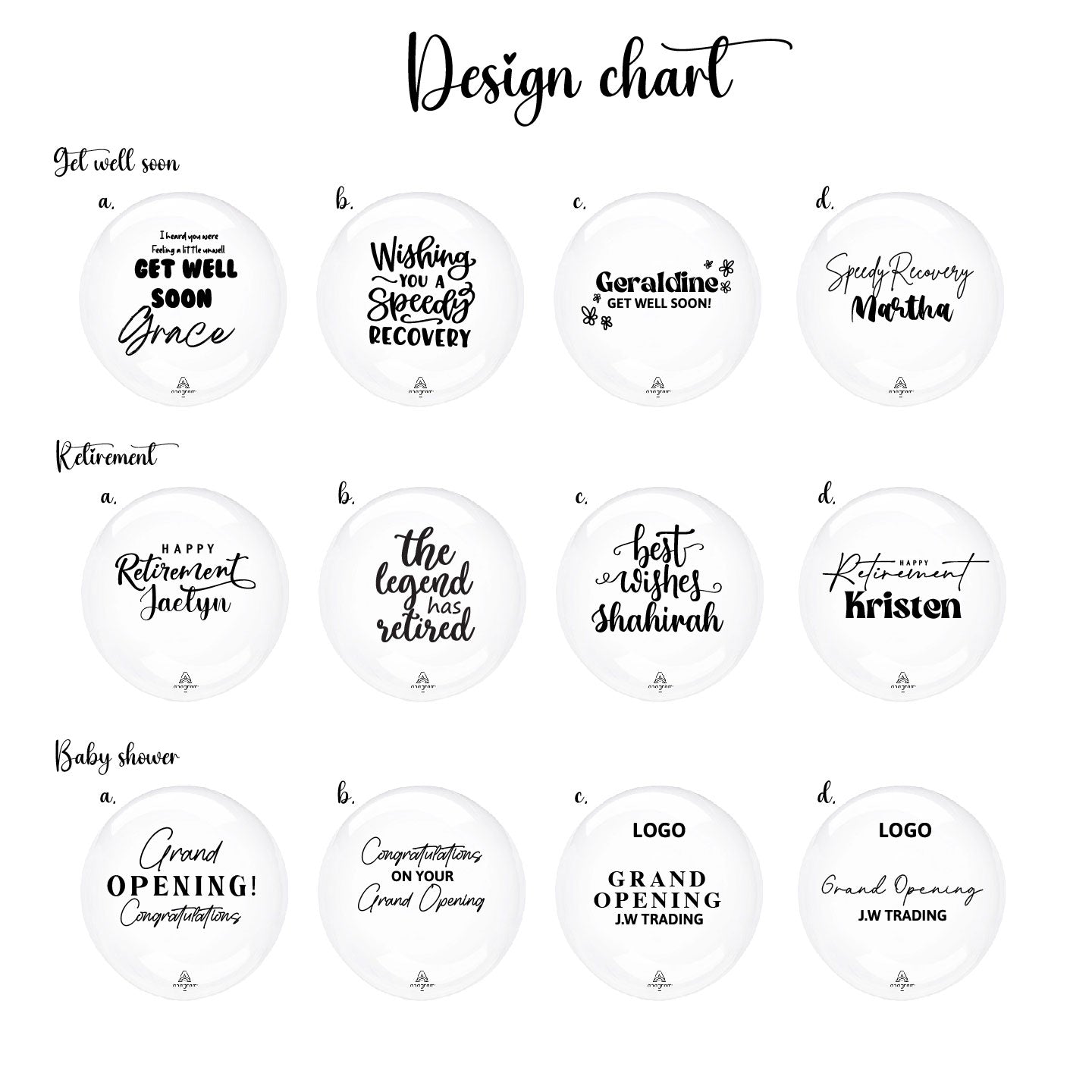 🧡  24" Bubble balloons with 5 Balloon bouquet + Delivery