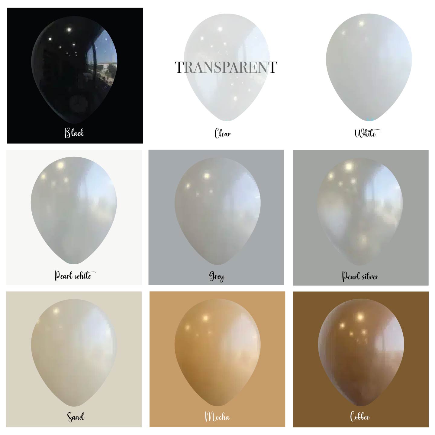 Single Helium Balloon Latex ( Standard colours )