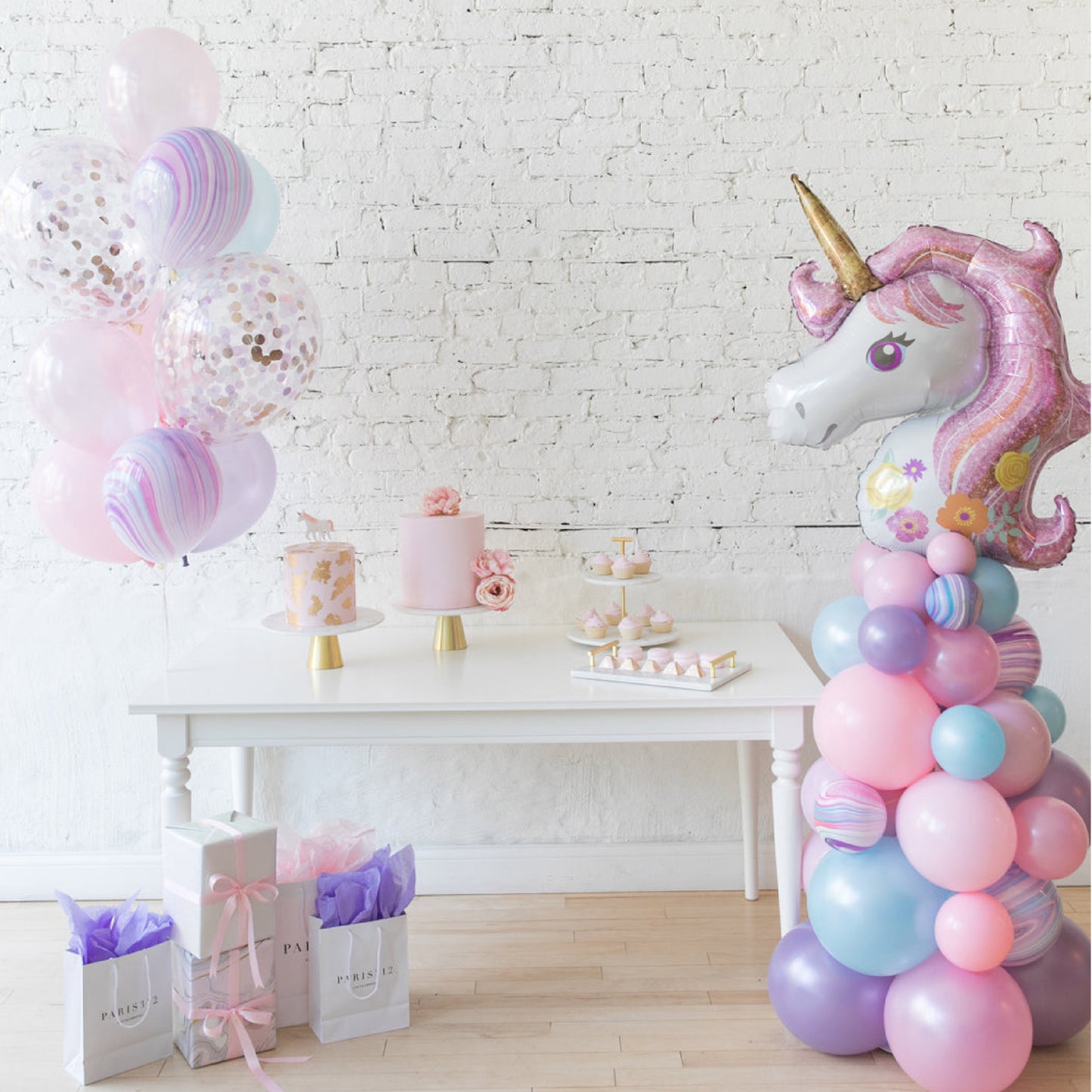 Confetti Bouquet and Unicorn Set