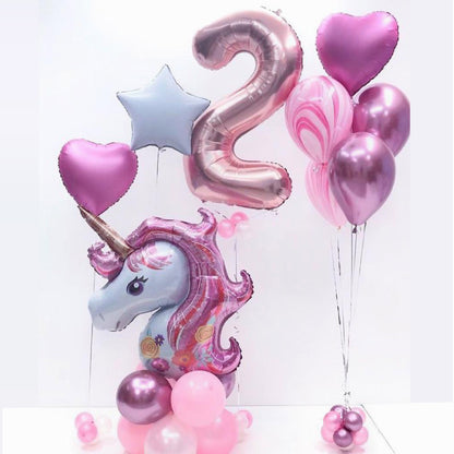 Pink Unicorn Balloon Package