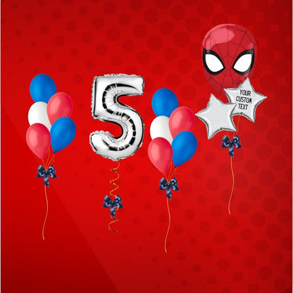 Spider Man Themed balloons
